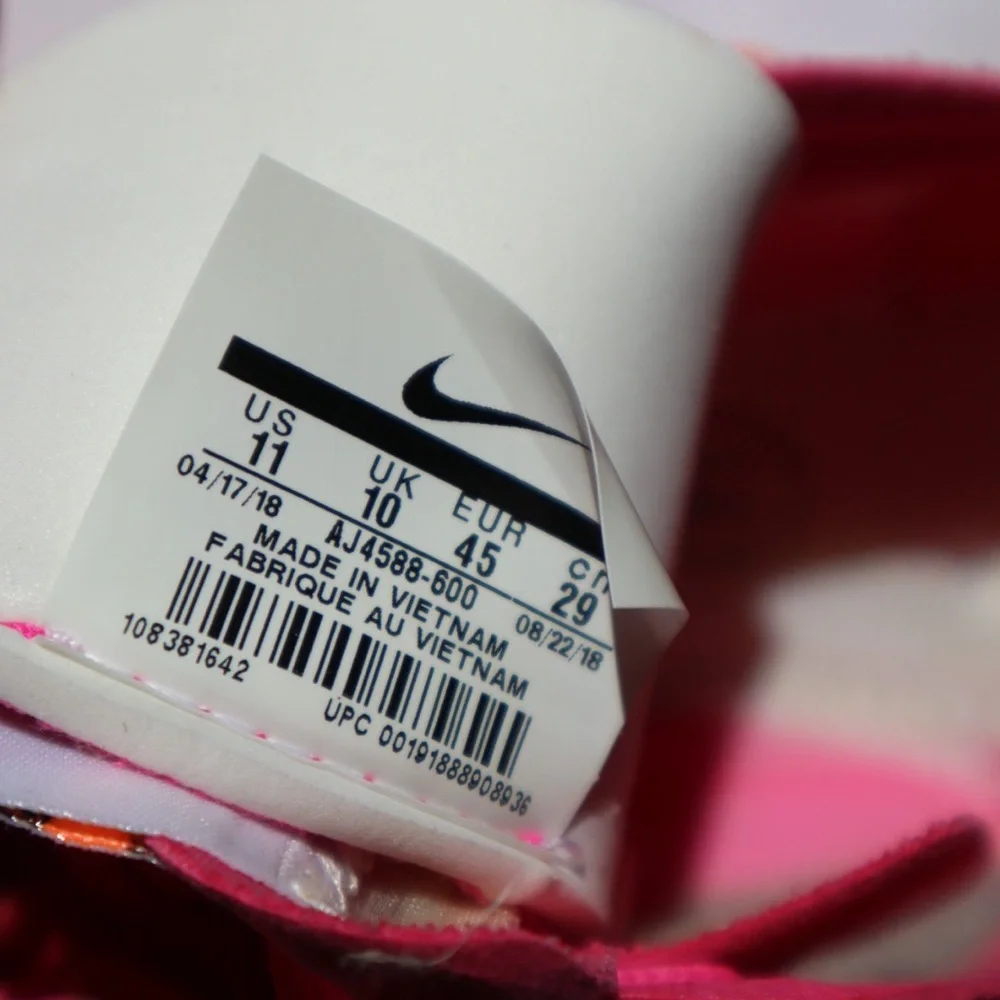 Off-White X Nike Zoom Fly “The 10” Athletic Pink Sneakers - Picture 7 of 8